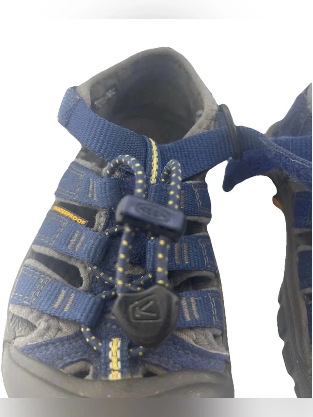 KEEN Newport H2 Waterproof Sandals Youth Size 10 Blue Hiking Water Shoes